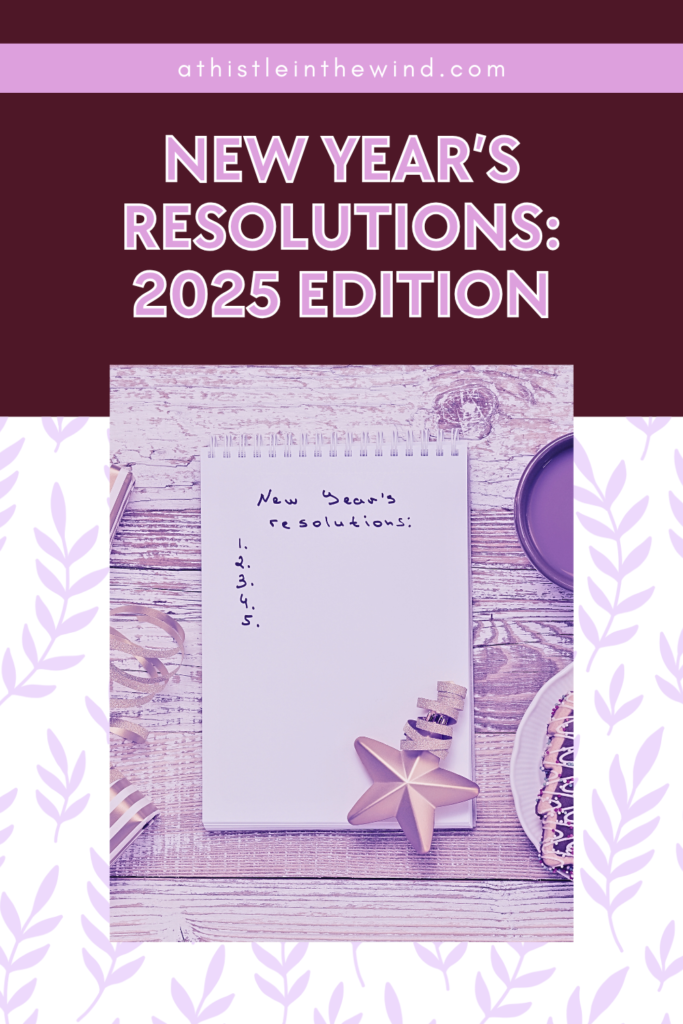 cover of new year's resolutions: 2025 edition