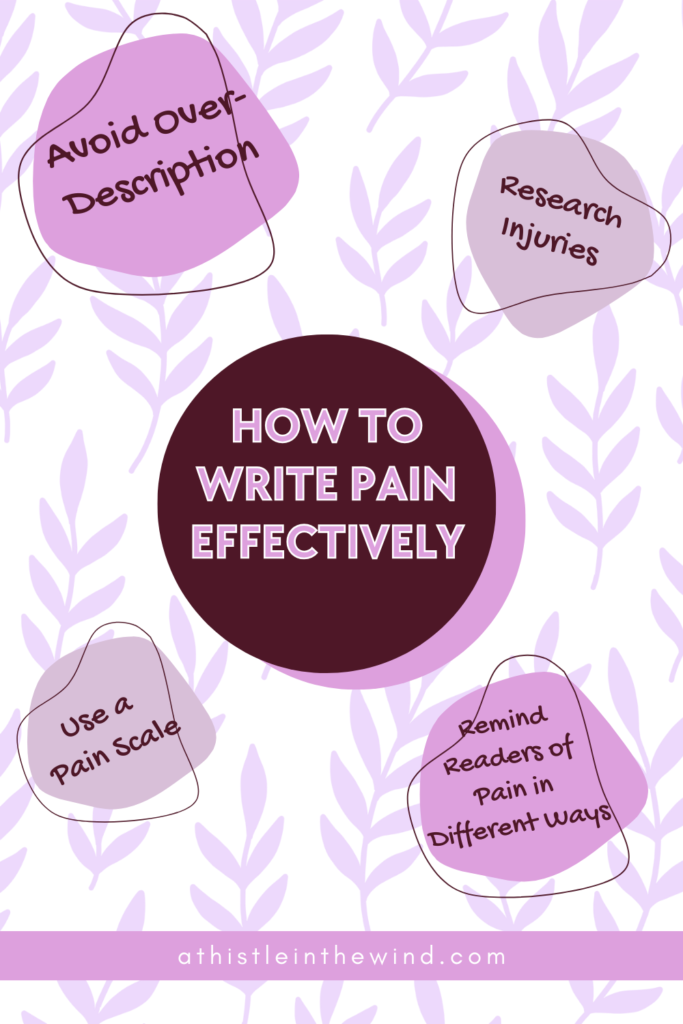 On Writing Emotion in Fiction - pain